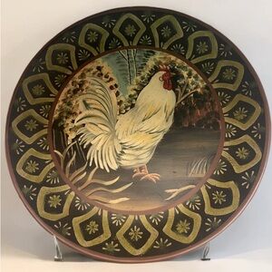 Decorative Rooster Plate